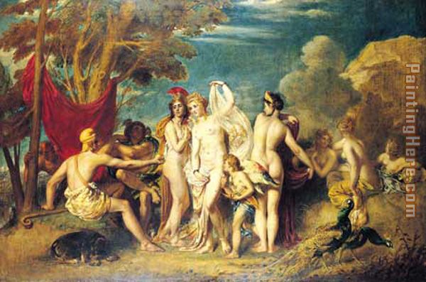 The Judgement of Paris painting - William Etty The Judgement of Paris art painting